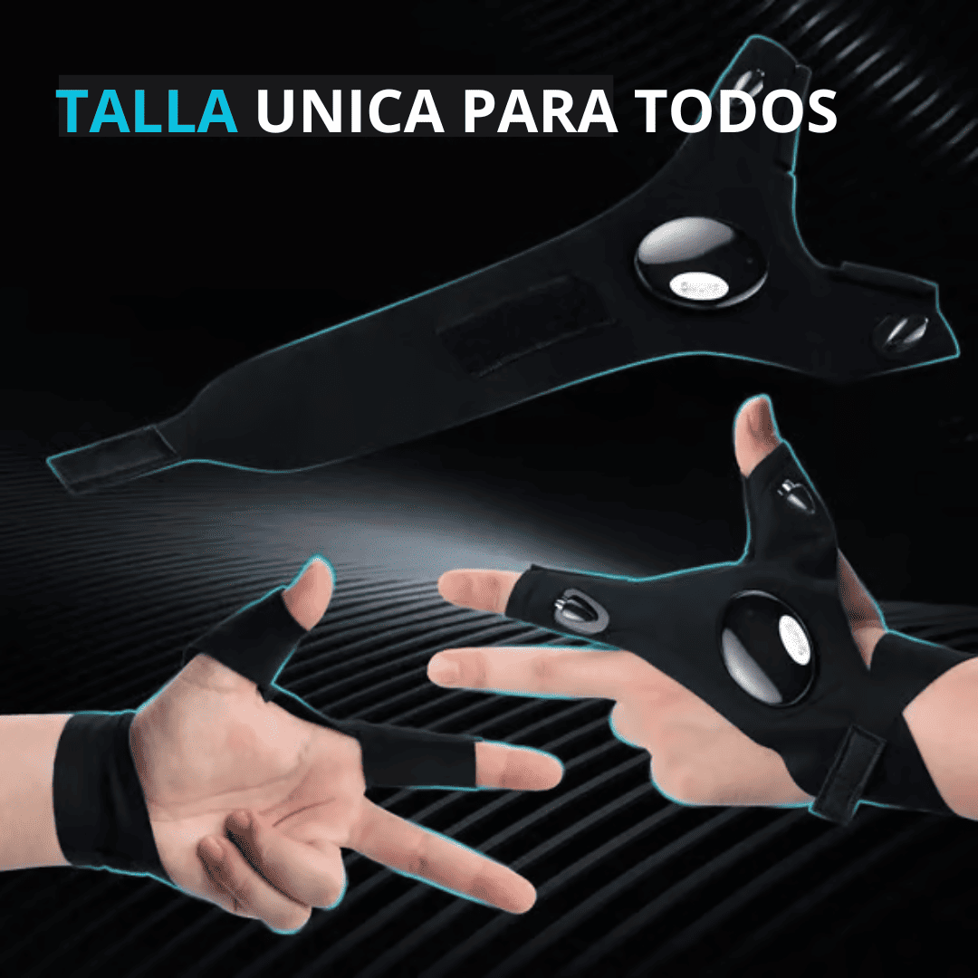 🎄Ofertas navideñas 49% de descuento - Guantes impermeables con linterna LED🦈
