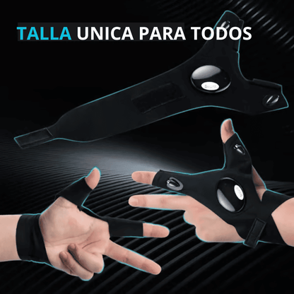 🎄Ofertas navideñas 49% de descuento - Guantes impermeables con linterna LED🦈