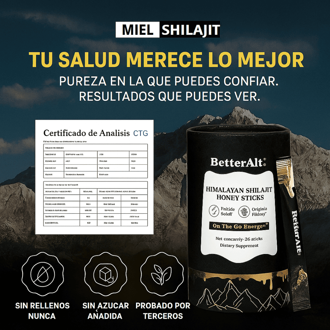HIMALAYAN SHILAJIT POTENCY Despierta Tu Fuego Íntimo