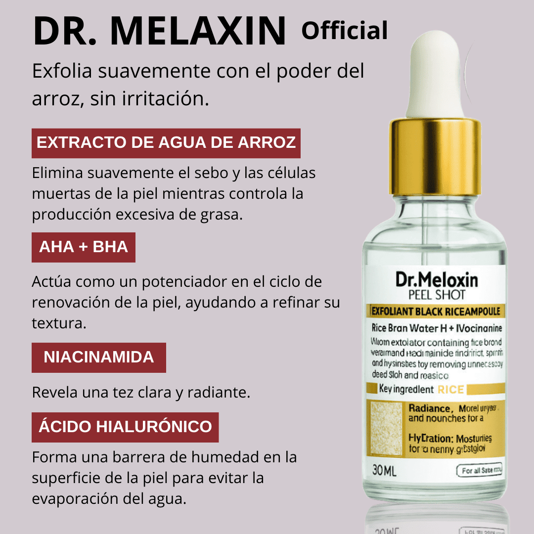 dr. Melaxin  l Ampolla exfoliante de arroz radiante™