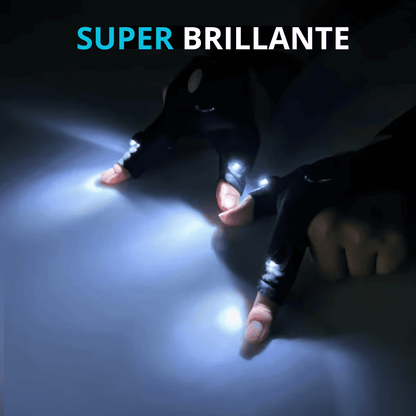 🎄Ofertas navideñas 49% de descuento - Guantes impermeables con linterna LED🦈