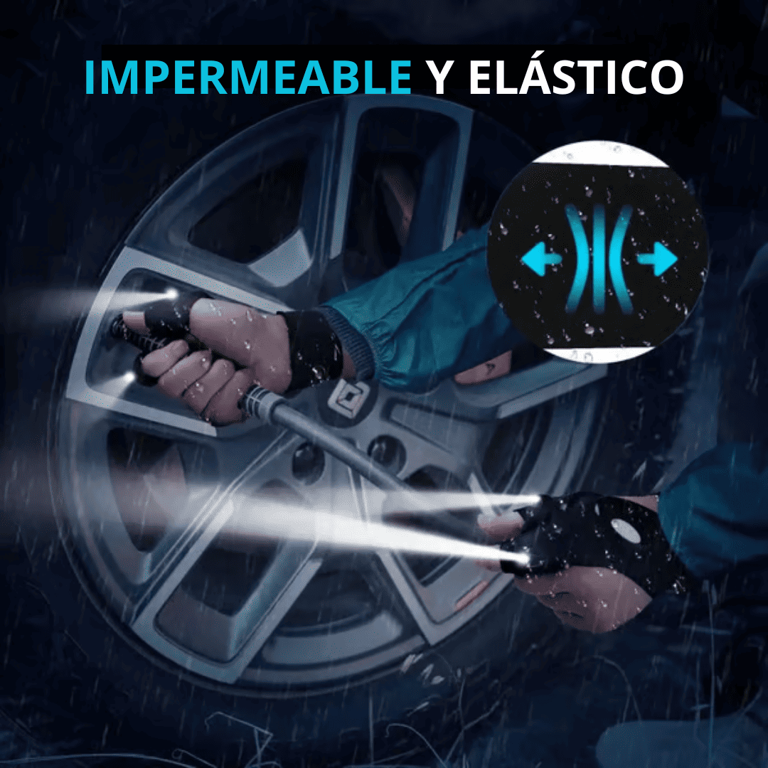 🎄Ofertas navideñas 49% de descuento - Guantes impermeables con linterna LED🦈