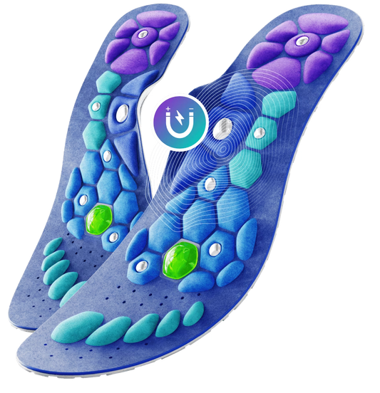 MagnetoFlex™l Alivie el dolor de pies con plantillas magnéticas de acupresión