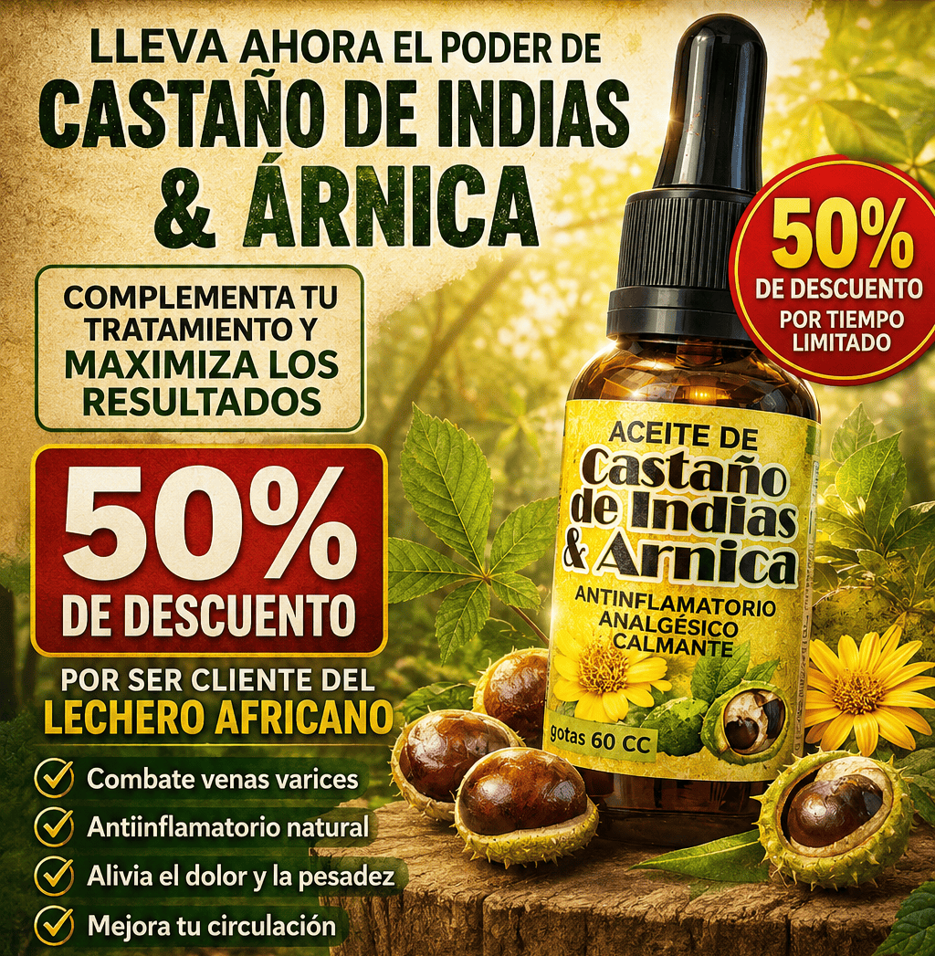 ACEITE DE CASTAÑO DE INDIAS Y ARNICA